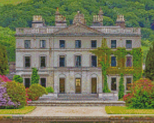 Curraghmore Ireland House Diamond Painting