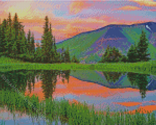 Denver Beautiful Landscape Diamond Painting