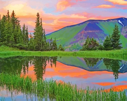 Denver Beautiful Landscape Diamond Painting