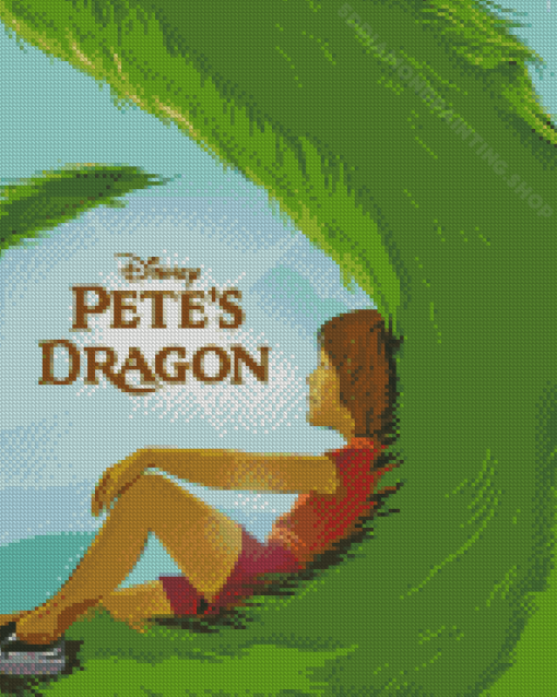 Disney Petes Dragon Movie Poster Diamond Painting