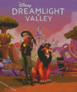 Dreamlight Valley Game Diamond Painting