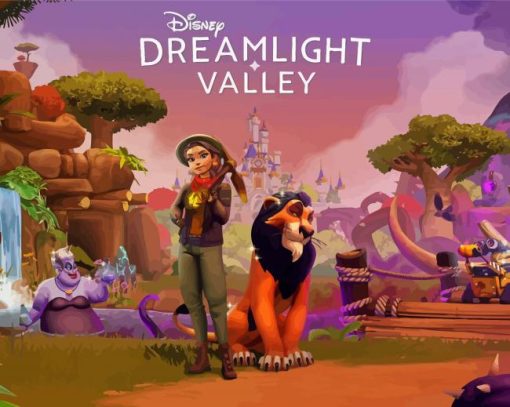 Dreamlight Valley Game Diamond Painting