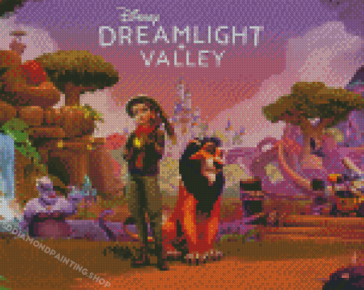 Dreamlight Valley Game Diamond Painting