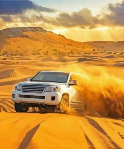 Dubai Desert Car Ride Diamond Painting