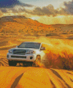 Dubai Desert Car Ride Diamond Painting