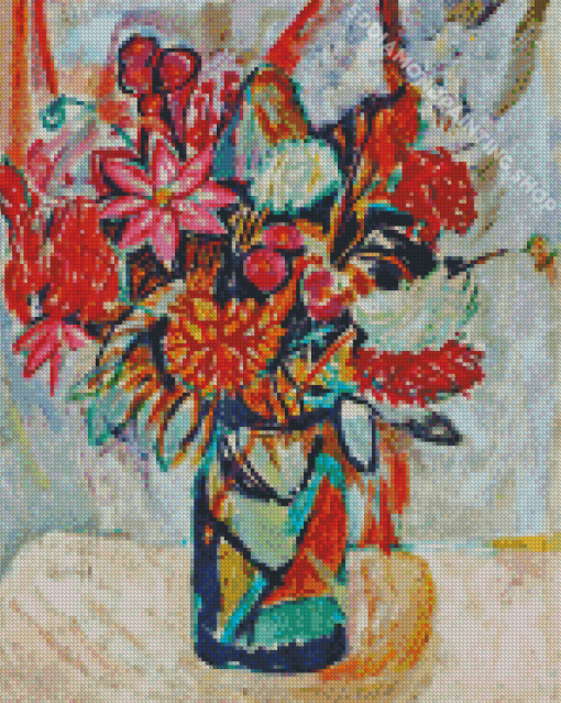 Flowering Vase Vanessa Bell Diamond Painting