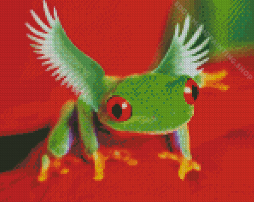 Frog With Wings Diamond Painting