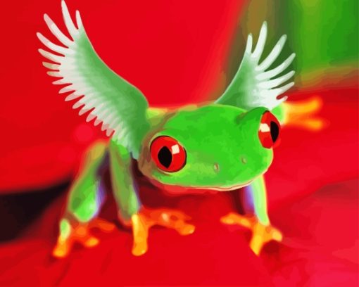 Frog With Wings Diamond Painting