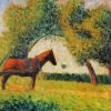 Georges Seurat Cheval Et Charrue Diamond Painting