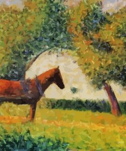 Georges Seurat Cheval Et Charrue Diamond Painting