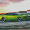 Green Mopar Muscle Diamond Painting