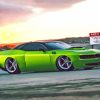 Green Mopar Muscle Diamond Painting