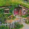 Hobbit Shire House Diamond Painting