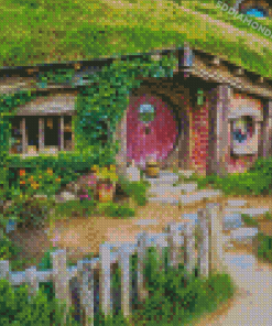 Hobbit Shire House Diamond Painting