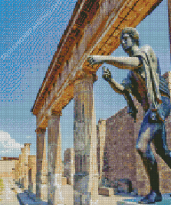 Italy Ruins Of Apollo Temple Pompeii Diamond Painting