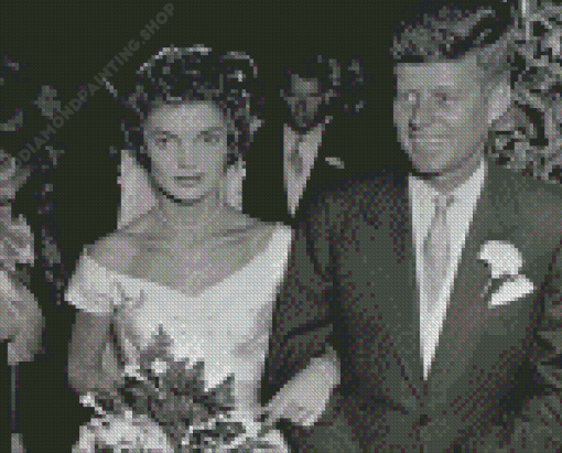 Jfk And Jackie Wedding Diamond Painting