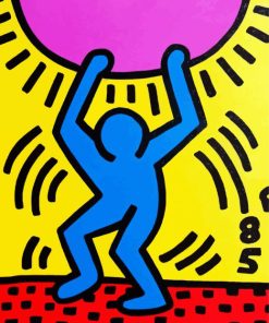 Keith Haring International Youth Year Diamond Painting