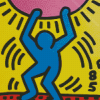 Keith Haring International Youth Year Diamond Painting