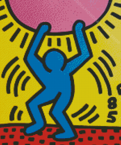 Keith Haring International Youth Year Diamond Painting