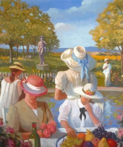 Ladies In Garden Diamond Painting