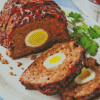 Lauras Egg Stuffed Meatloaf Diamond Painting