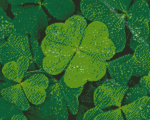 Lucky Leaves Diamond Painting