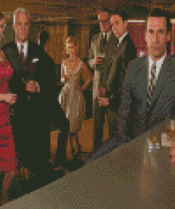 Mad Men Actors Diamond Painting