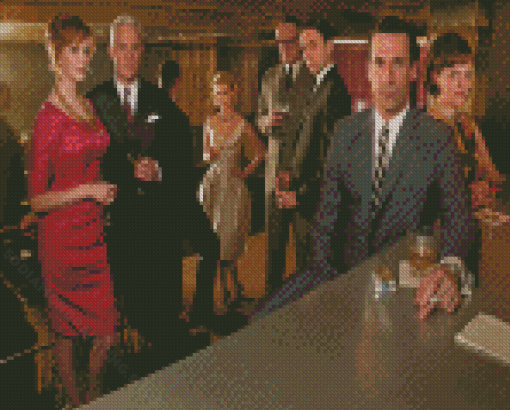 Mad Men Actors Diamond Painting