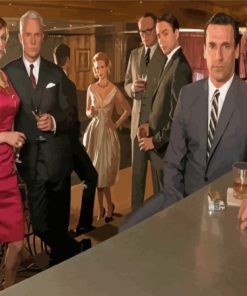 Mad Men Actors Diamond Painting