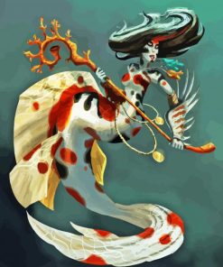 Mermaid Koi Diamond Painting