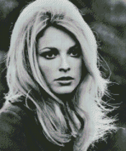 Monochrome Sharon Tate Diamond Painting