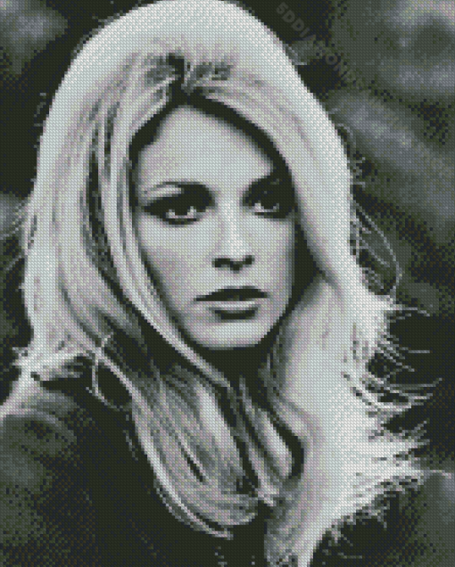 Monochrome Sharon Tate Diamond Painting