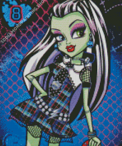 Monster High Frankie Stein Diamond Painting