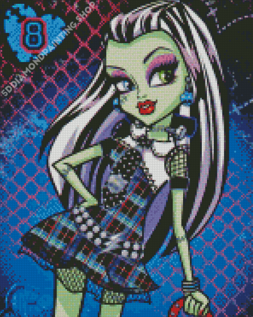 Monster High Frankie Stein Diamond Painting