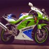 Motor Kawasaki Ninja ZX 7R Diamond Painting