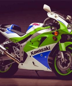 Motor Kawasaki Ninja ZX 7R Diamond Painting