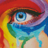 Rainbow Colorful Eye Diamond Painting