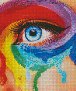 Rainbow Colorful Eye Diamond Painting