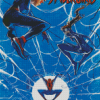 Spider Girls Poster Diamond Painting