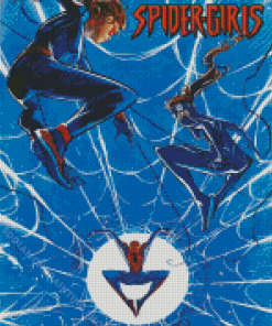 Spider Girls Poster Diamond Painting