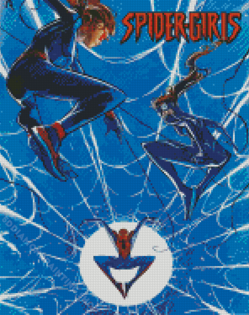 Spider Girls Poster Diamond Painting