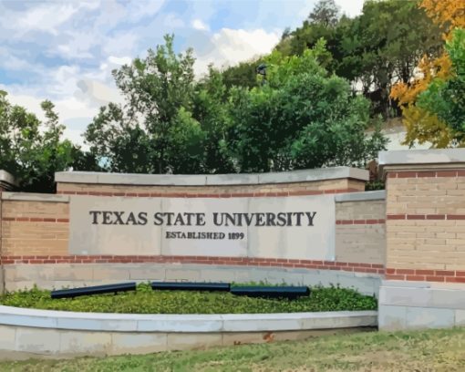 Texas State University Diamond Painting