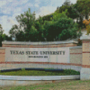 Texas State University Diamond Painting