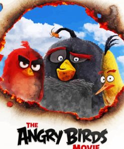 The Angry Birds Movie Poster Diamond Painting