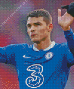 The Football Player Thiago Silva Diamond Painting