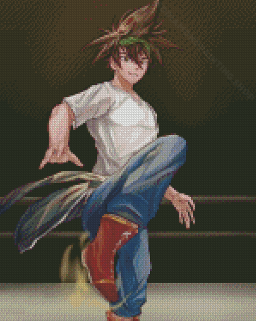 The God Of High School Jin Mori Diamond Painting