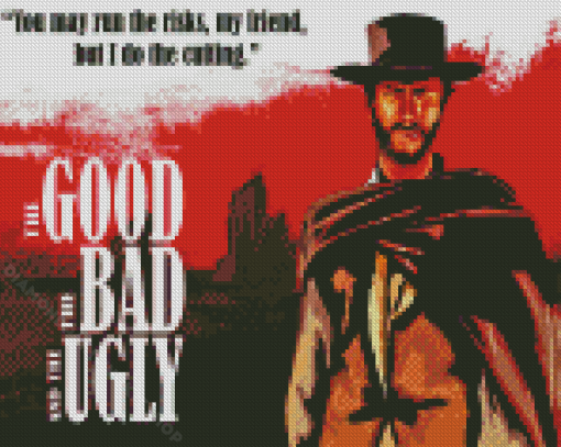 The Good The Bad And The Ugly Poster Diamond Painting