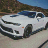 White Z28 Camaro Diamond Painting