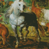White Horse Jan Brueghel The Elder Diamond Painting