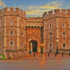 Windsor Castle Sunset Diamond Painting